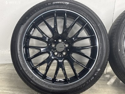 JDM Excellent Condition RAYS HOMURA 2x9 19in 8J +45 PCD100 Michelin Pr (No Tires) - Image 4