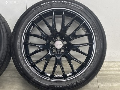 JDM Excellent Condition RAYS HOMURA 2x9 19in 8J +45 PCD100 Michelin Pr (No Tires) - Image 5