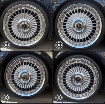 JDM WORK Imits Aluminum Wheel 20g Gold Studs (No Tires)