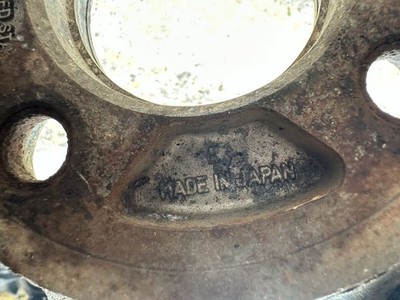 JDM Rare Used Aluminum Wheel "Watanabe SPEED STAR" 16X8JJ +38 Self-mea (No Tires) - Image 9