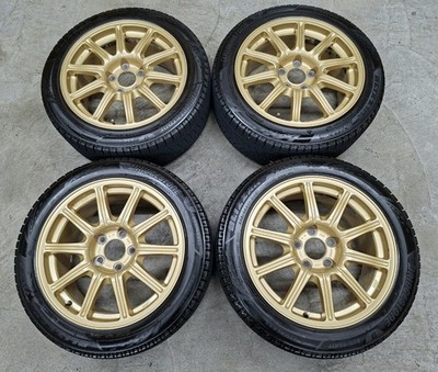 JDM Subaru Impreza WRX STI Genuine BBS Wheels and Tires 2022 Bridgesto (No Tires)