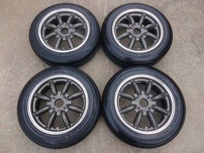 JDM RS Watanabe Eight Spoke 14x5.5J OFF+35 approx. 4H PCD100 F8F type 1 (No Tires)