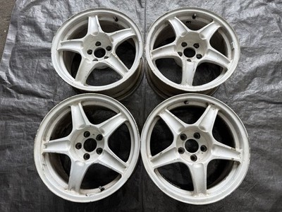 JDM Rare discontinued Weds RS5 16x7.5j+30 5-hole PCD100 4-Wheel Set Made in (No Tires)