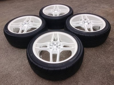 JDM Rare out-of-print TOM'S NA-R 16x7J OFF+35 4H PCD100 195/45R16 4-Wheel Set (No Tires) - Image 2