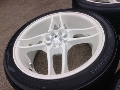 JDM Rare out-of-print TOM'S NA-R 16x7J OFF+35 4H PCD100 195/45R16 4-Wheel Set (No Tires) - Image 3