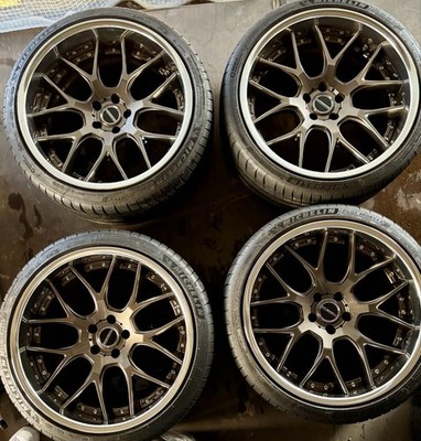 JDM Weds MAVERICK 1307M bronze aluminum wheels 205-hole for BMW M4 285 (No Tires) - Image 3