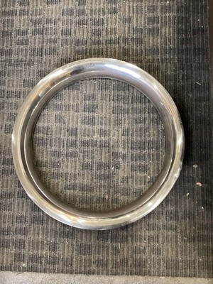 JDM Wheel ring chrome plated universal fit Moon Ring Moon Eyes 15 inch (No Tires)