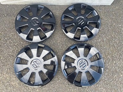 JDM TinKi genuine wheel caps black for 14-inch Suzuki Every J Limited. (No Tires)