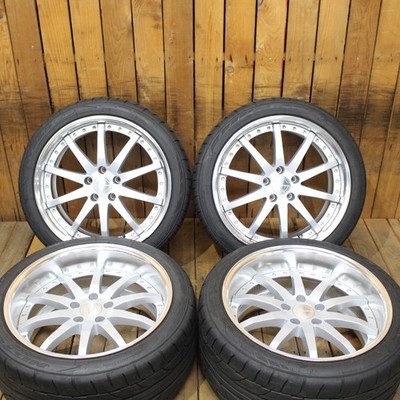 JDM Crown Lexus GS Fuga etc. WORK Gnosis GS1 19 NITTO NT555G2 245/40R1 (No Tires) - Image 2