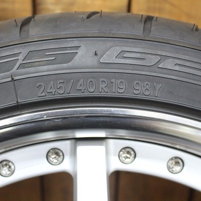 JDM Crown Lexus GS Fuga etc. WORK Gnosis GS1 19 NITTO NT555G2 245/40R1 (No Tires) - Image 4