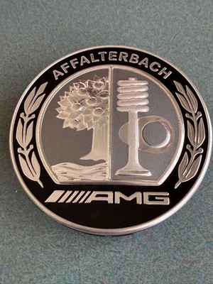 JDM Genuine Mercedes-Benz AMG Wheel Center Caps Set of 4 (No Tires) - Image 2