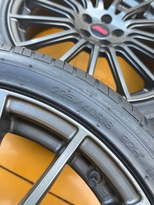 JDM STI wheels 18x7.5J +48 PCD100 ENKEI wheels for Subaru Legacy Imprez (No Tires) - Image 8