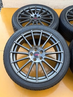 JDM STI wheels 18x7.5J +48 PCD100 ENKEI wheels for Subaru Legacy Imprez (No Tires) - Image 9