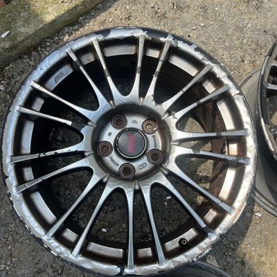 JDM Subaru WRX STI 18x8.5J PCD:114.3 4-Wheel Set (No Tires) - Image 5