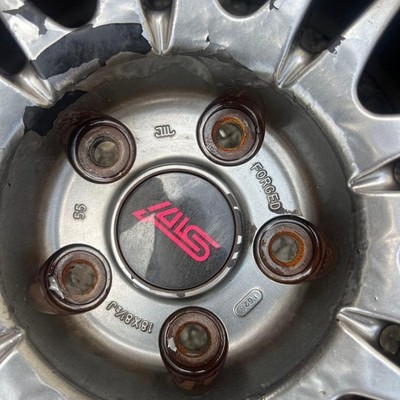 JDM Subaru WRX STI 18x8.5J PCD:114.3 4-Wheel Set (No Tires) - Image 8