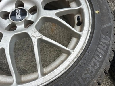 JDM BBS RG345 forging 4-Wheel Set PCD100 Legacy Prius Studless VRX (No Tires) - Image 3