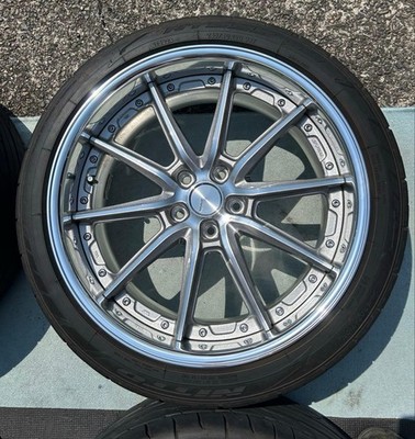 JDM WORK LANVEC LS10 245/40R20 for 80 Harrier (No Tires) - Image 3