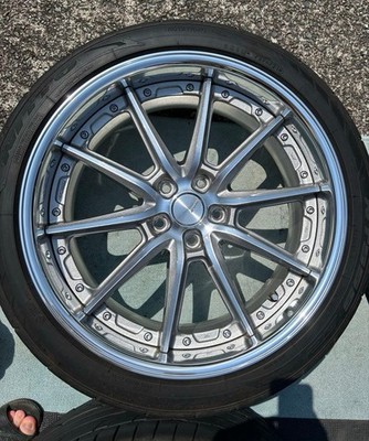 JDM WORK LANVEC LS10 245/40R20 for 80 Harrier (No Tires) - Image 4