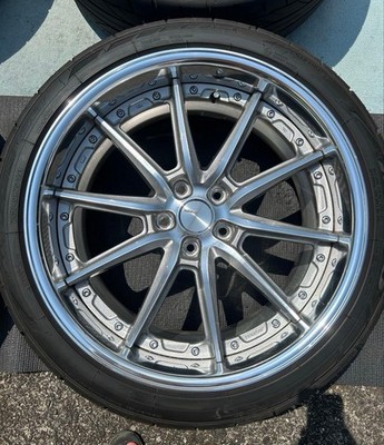 JDM WORK LANVEC LS10 245/40R20 for 80 Harrier (No Tires) - Image 5