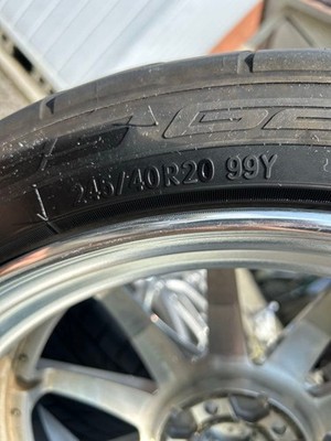 JDM WORK LANVEC LS10 245/40R20 for 80 Harrier (No Tires) - Image 9