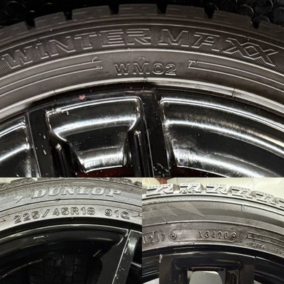 JDM DL WM02 225/45R18Studless Tires Kelleners 188J5HPCD112+30Excellent (No Tires) - Image 10