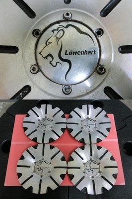 JDM Lowenhart LT8 22x9.5J +53 PCD150 5-hole 5-150 Used 4-Wheel Set for L (No Tires) - Image 2