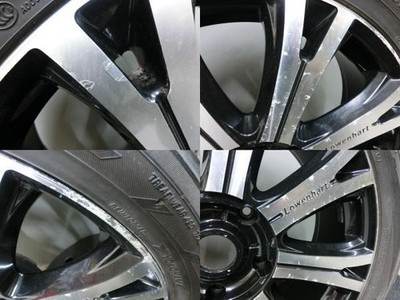 JDM Lowenhart LT8 22x9.5J +53 PCD150 5-hole 5-150 Used 4-Wheel Set for L (No Tires) - Image 4