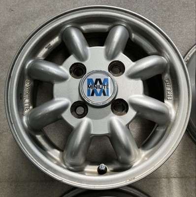 JDM Rare Subaru Genuine Option 12MINILITE minilight 4-Wheel Set 4J +45 (No Tires) - Image 2