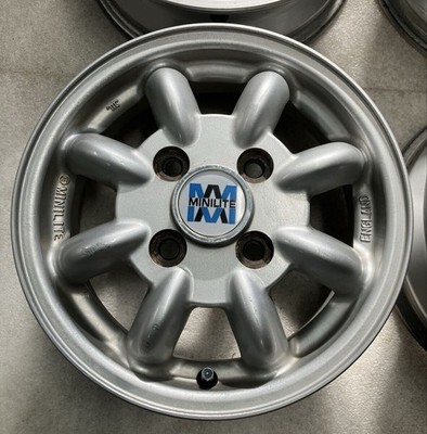 JDM Rare Subaru Genuine Option 12MINILITE minilight 4-Wheel Set 4J +45 (No Tires) - Image 3