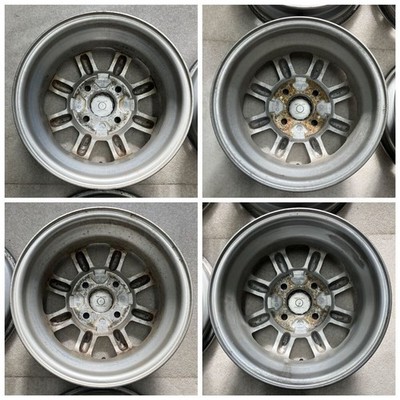 JDM Rare Subaru Genuine Option 12MINILITE minilight 4-Wheel Set 4J +45 (No Tires) - Image 6