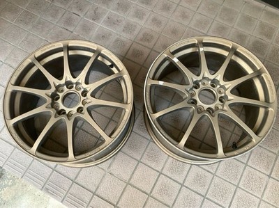 JDM RAYS CE28NF 178.5j +42 5-hole PCD114.3 Used 2-Wheel Set br RAYS (No Tires)