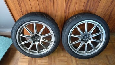 JDM GC-010E Prodrive 4-Wheel Set R18 8.5j 114.3 5-hole in34 RAYS Shiba T (No Tires)