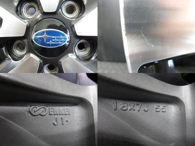 JDM 225/45R18 2024 Goodyear EAGLE-F1 ASYMMETRIC6 Used Subaru Genuine 7 (No Tires) - Image 10