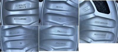 JDM Mercedes-Benz AMG Genuine Wheel 4-Wheel Set HWA1244001302 17x7.5J 5 (No Tires) - Image 6