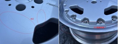 JDM Mercedes-Benz AMG Genuine Wheel 4-Wheel Set HWA1244001302 17x7.5J 5 (No Tires) - Image 9