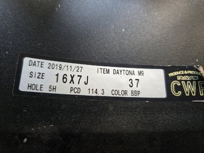 JDM Delica D:5 / Eclipse Black / RAV4 RAYS Team Daytona M9DM-V3 225/70 (No Tires) - Image 8