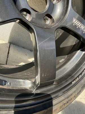 JDM RAYS VOLK RACING TE37 SAGA 18-inch 5H114.3 9.5J+45 2-Wheel Set one book (No Tires) - Image 8