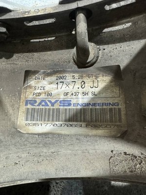 JDM Rare RAYS VOLK RACING GT-C 17x7J +37 PCD100 5H 4-Wheel Set br RAYS (No Tires) - Image 2
