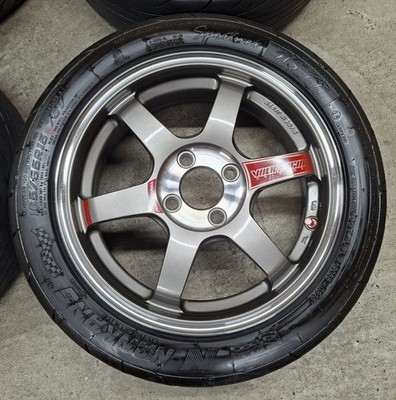 JDM Excellent ConditionRays Volk Racing TE37 SONIC Wheels and Tires 20 (No Tires) - Image 2