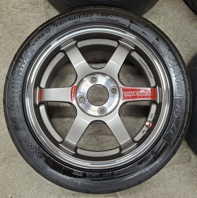 JDM Excellent ConditionRays Volk Racing TE37 SONIC Wheels and Tires 20 (No Tires) - Image 3