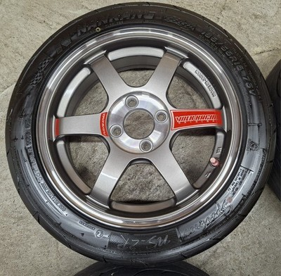 JDM Excellent ConditionRays Volk Racing TE37 SONIC Wheels and Tires 20 (No Tires) - Image 4