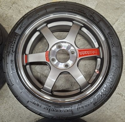 JDM Excellent ConditionRays Volk Racing TE37 SONIC Wheels and Tires 20 (No Tires) - Image 5