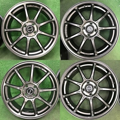 JDM 17RAYS gramLIGHTS 57G Aftermarket Used Aluminum Wheels 4-hole PCD1 (No Tires) - Image 2