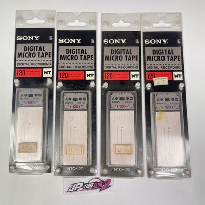 Sony Digital Micro Tape NTC-120 120 Min Sealed Lot of 4