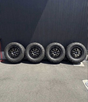 JDM 4-Wheel Set RAYSTEAMDAYTONA M9 x BFGoodrich oars Terrain Rays Racing Nuts (No Tires)