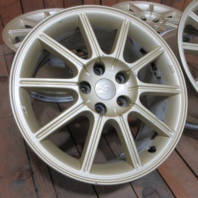 JDM Subaru genuine 17-inch 8J +53 5H114.3 56mm aluminum wheels set of (No Tires)