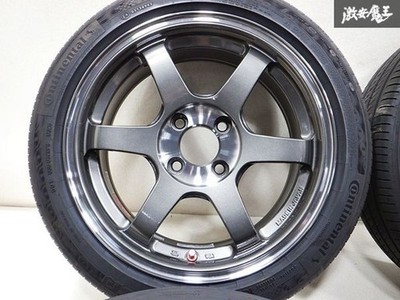 JDM Beautiful RAYS TE37 SONIC SL forging 15x6.5J +35 PCD100 4H 165/55R1 (No Tires) - Image 3