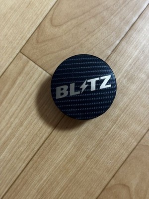 JDM BLITZ aluminum wheel center caps 2 pieces sold separately carbon f (No Tires) - Image 2