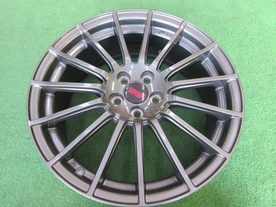 JDM Subaru STI option wheels 7J-18 5H100 +48 gunmetal color Enkei MA (No Tires) - Image 2
