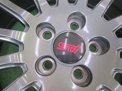 JDM Subaru STI option wheels 7J-18 5H100 +48 gunmetal color Enkei MA (No Tires) - Image 6